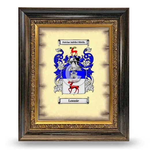 Lonnie Coat of Arms Framed - Heirloom