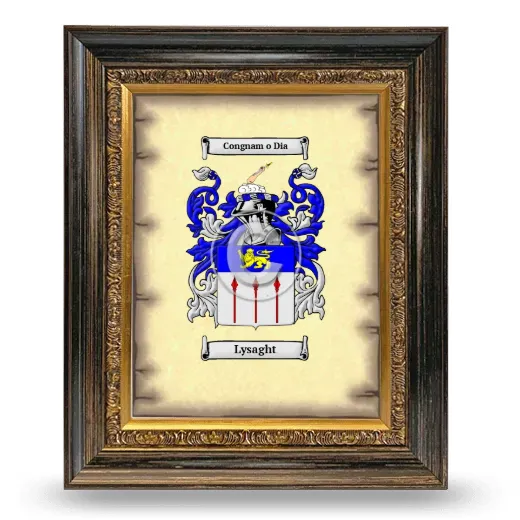 Lysaght Coat of Arms Framed - Heirloom