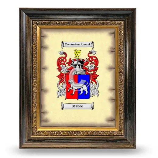 Mabee Coat of Arms Framed - Heirloom