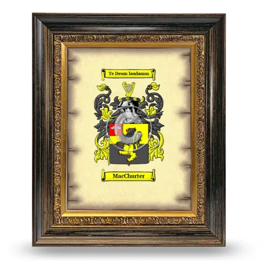 MacChurter Coat of Arms Framed - Heirloom