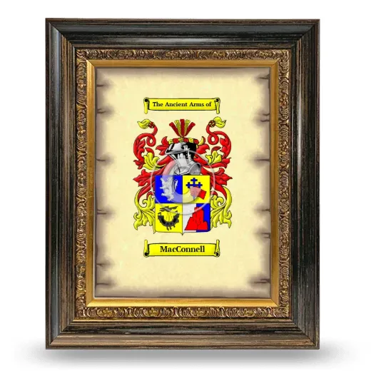 MacConnell Coat of Arms Framed - Heirloom