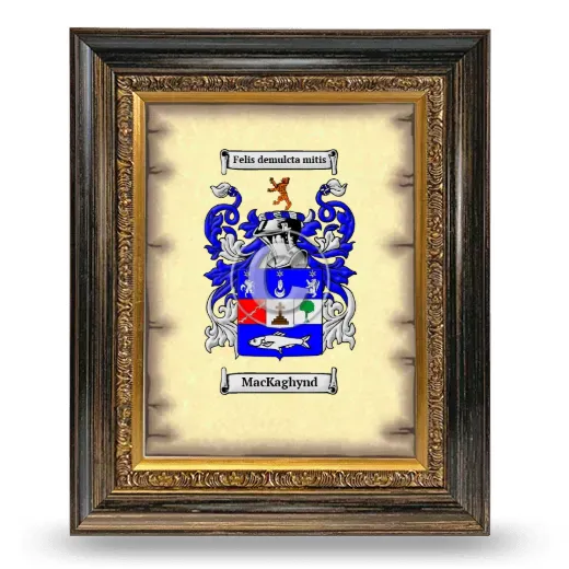 MacKaghynd Coat of Arms Framed - Heirloom
