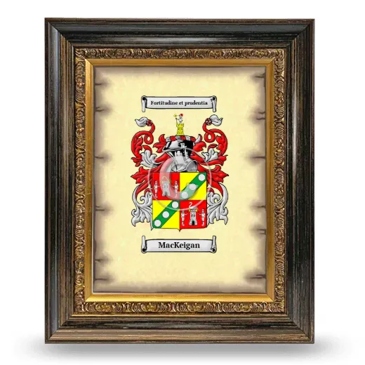 MacKeigan Coat of Arms Framed - Heirloom