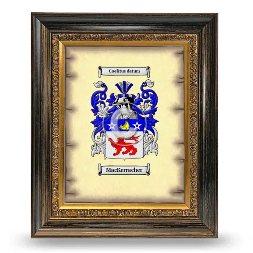 MacKerracher Coat of Arms Framed - Heirloom