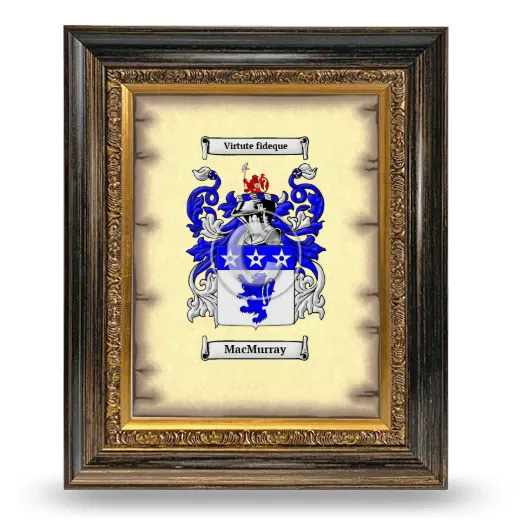 MacMurray Coat of Arms Framed - Heirloom