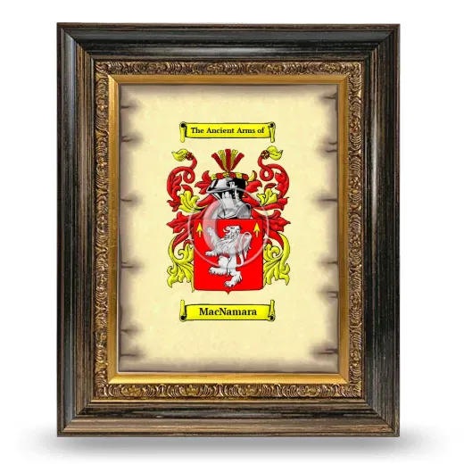 MacNamara Coat of Arms Framed - Heirloom