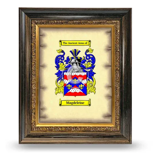 Magdeleine Coat of Arms Framed - Heirloom
