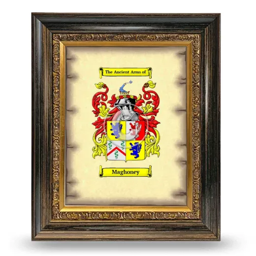 Maghoney Coat of Arms Framed - Heirloom