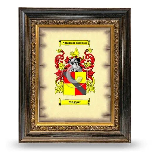 Magyar Coat of Arms Framed - Heirloom