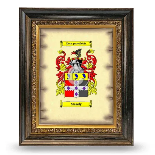Mandy Coat of Arms Framed - Heirloom