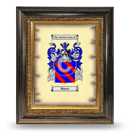 Marco Coat of Arms Framed - Heirloom
