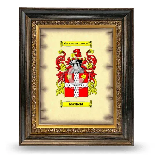 Mayfield Coat of Arms Framed - Heirloom