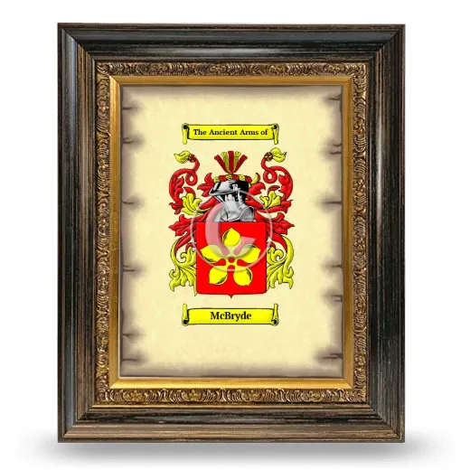 McBryde Coat of Arms Framed - Heirloom