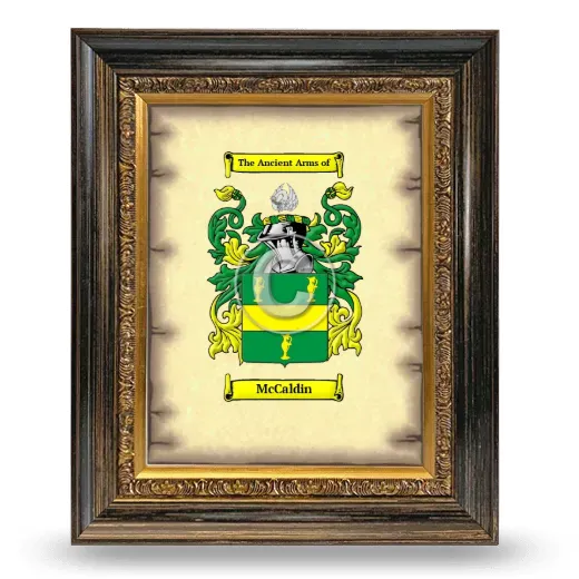 McCaldin Coat of Arms Framed - Heirloom