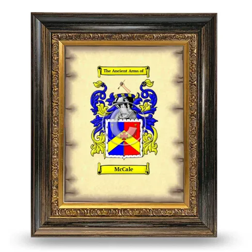 McCale Coat of Arms Framed - Heirloom
