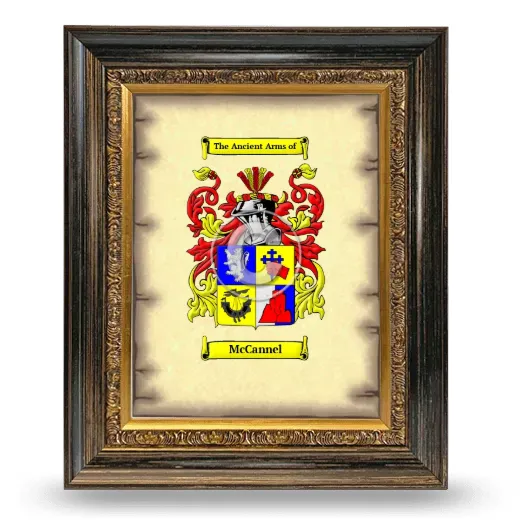 McCannel Coat of Arms Framed - Heirloom
