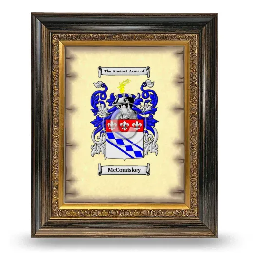 McComiskey Coat of Arms Framed - Heirloom