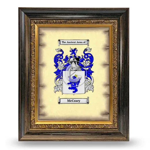 McCrary Coat of Arms Framed - Heirloom