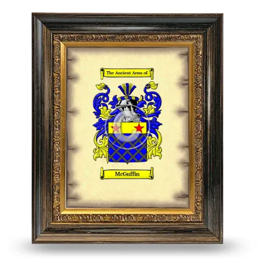 McGuffin Coat of Arms Framed - Heirloom