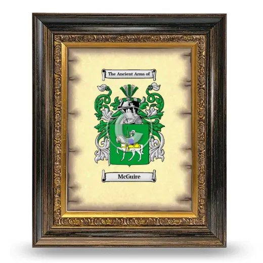 McGuire Coat of Arms Framed - Heirloom