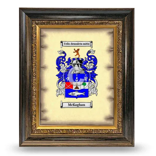 McKaghan Coat of Arms Framed - Heirloom