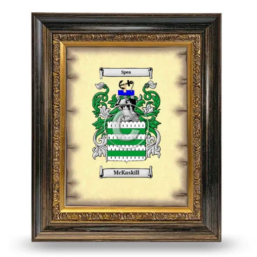 McKaskill Coat of Arms Framed - Heirloom