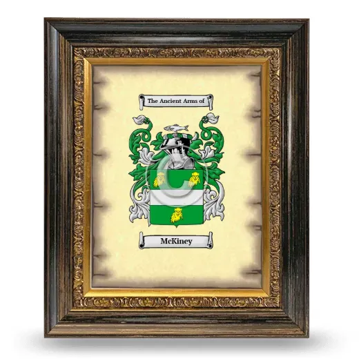 McKiney Coat of Arms Framed - Heirloom