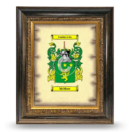 McMore Coat of Arms Framed - Heirloom