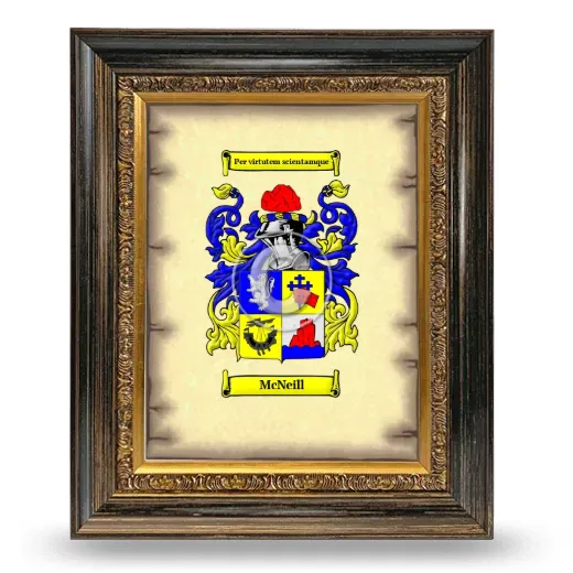 McNeill Coat of Arms Framed - Heirloom