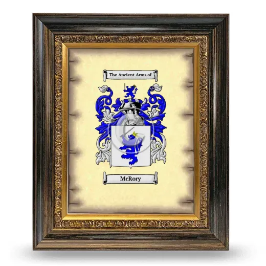 McRory Coat of Arms Framed - Heirloom