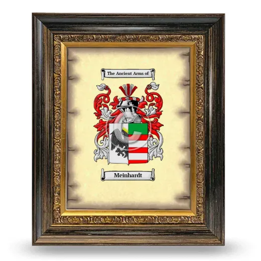 Meinhardt Coat of Arms Framed - Heirloom