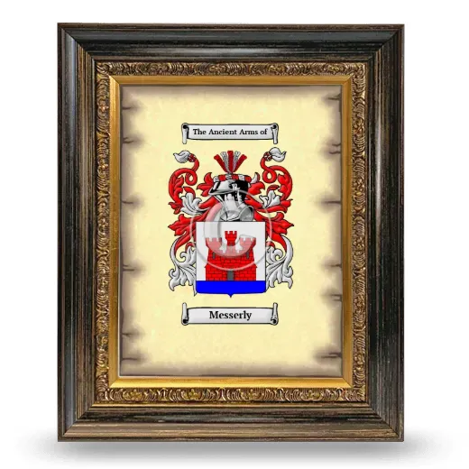 Messerly Coat of Arms Framed - Heirloom