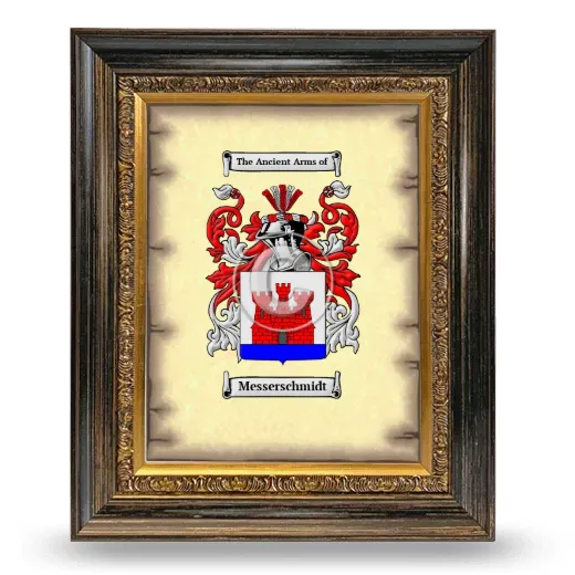 Messerschmidt Coat of Arms Framed - Heirloom