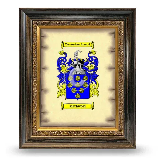 Methwold Coat of Arms Framed - Heirloom