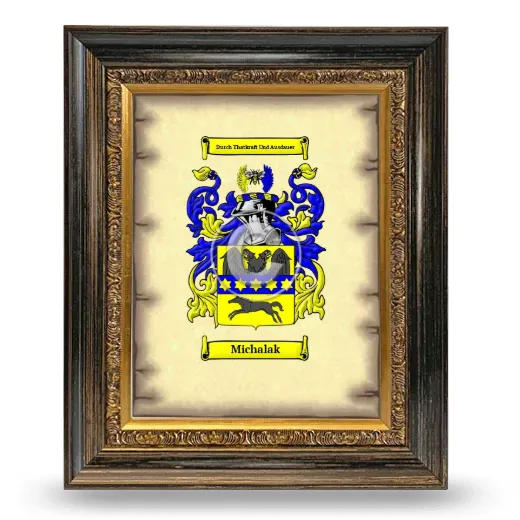 Michalak Coat of Arms Framed - Heirloom