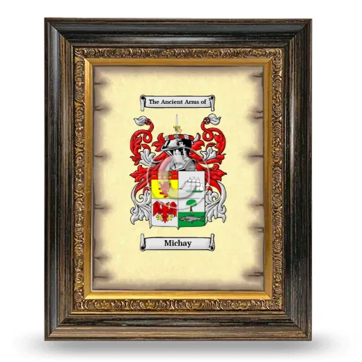 Michay Coat of Arms Framed - Heirloom