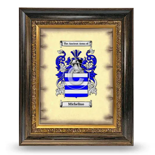Michelino Coat of Arms Framed - Heirloom