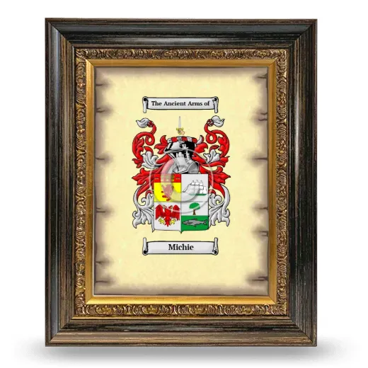 Michie Coat of Arms Framed - Heirloom