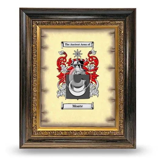 Moate Coat of Arms Framed - Heirloom