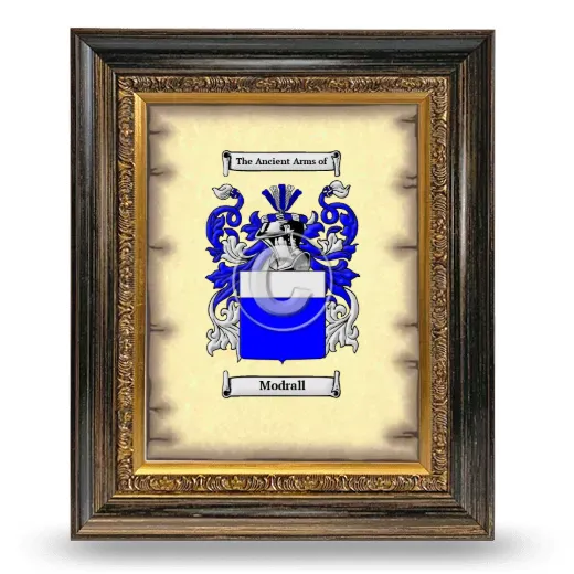Modrall Coat of Arms Framed - Heirloom