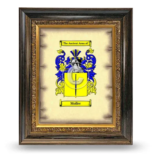 Moller Coat of Arms Framed - Heirloom