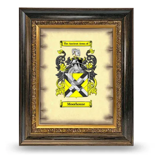 Moorhouse Coat of Arms Framed - Heirloom