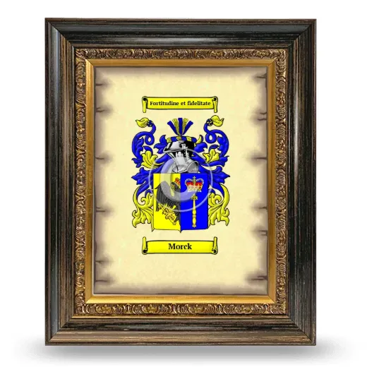 Morck Coat of Arms Framed - Heirloom