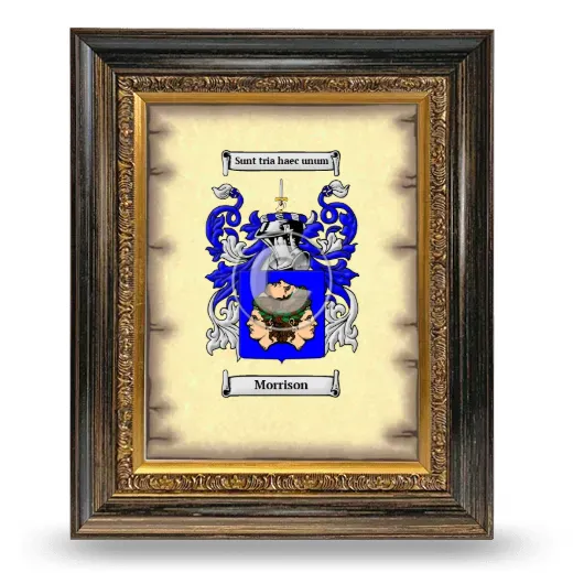 Morrison Coat of Arms Framed - Heirloom
