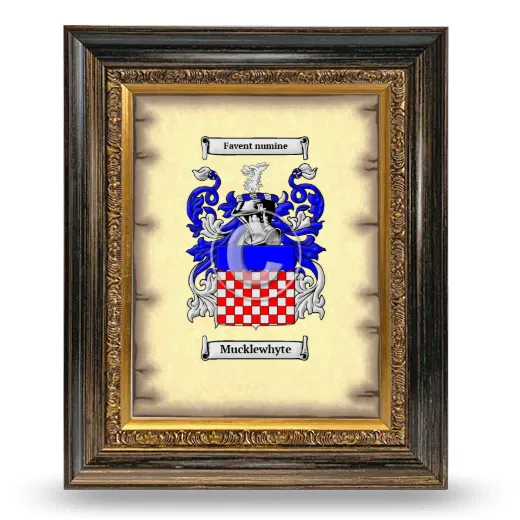 Mucklewhyte Coat of Arms Framed - Heirloom