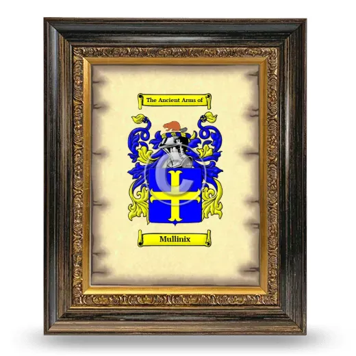 Mullinix Coat of Arms Framed - Heirloom