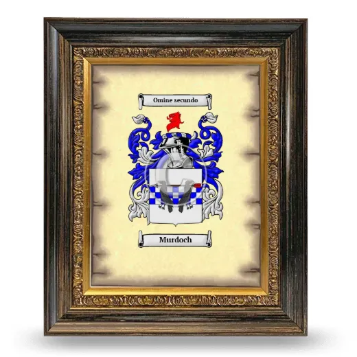 Murdoch Coat of Arms Framed - Heirloom