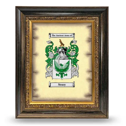 Neary Coat of Arms Framed - Heirloom