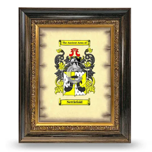 Nettlefold Coat of Arms Framed - Heirloom