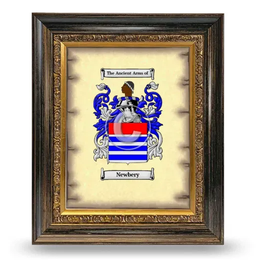 Newbery Coat of Arms Framed - Heirloom